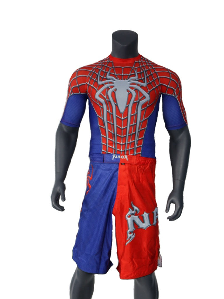 NAGA SPIDERMAN SHORT SLEEVE RASH GUARD