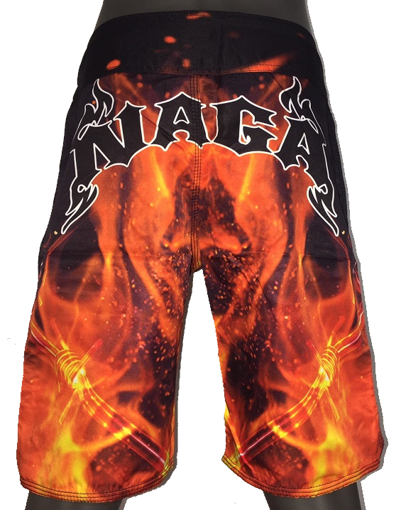 NAGA FLAME BOARD SHORTS