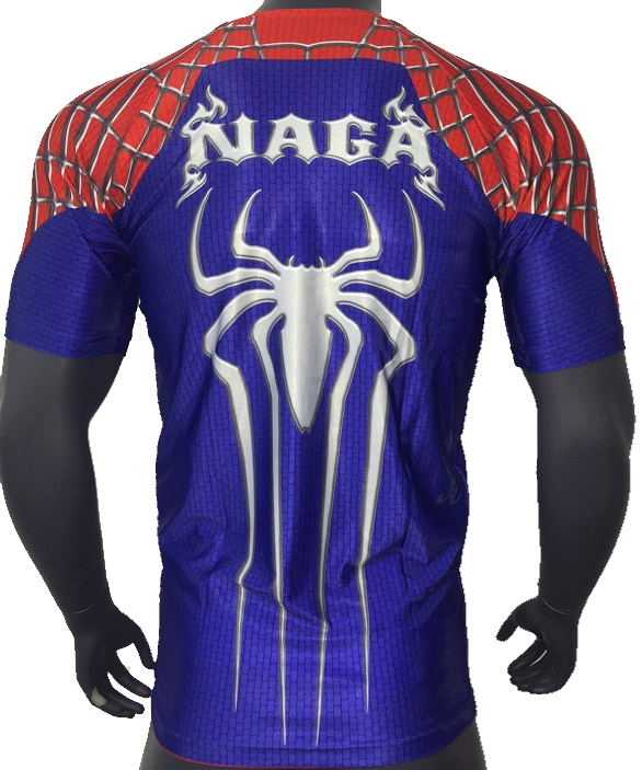 NAGA SPIDERMAN SHORT SLEEVE RASH GUARD