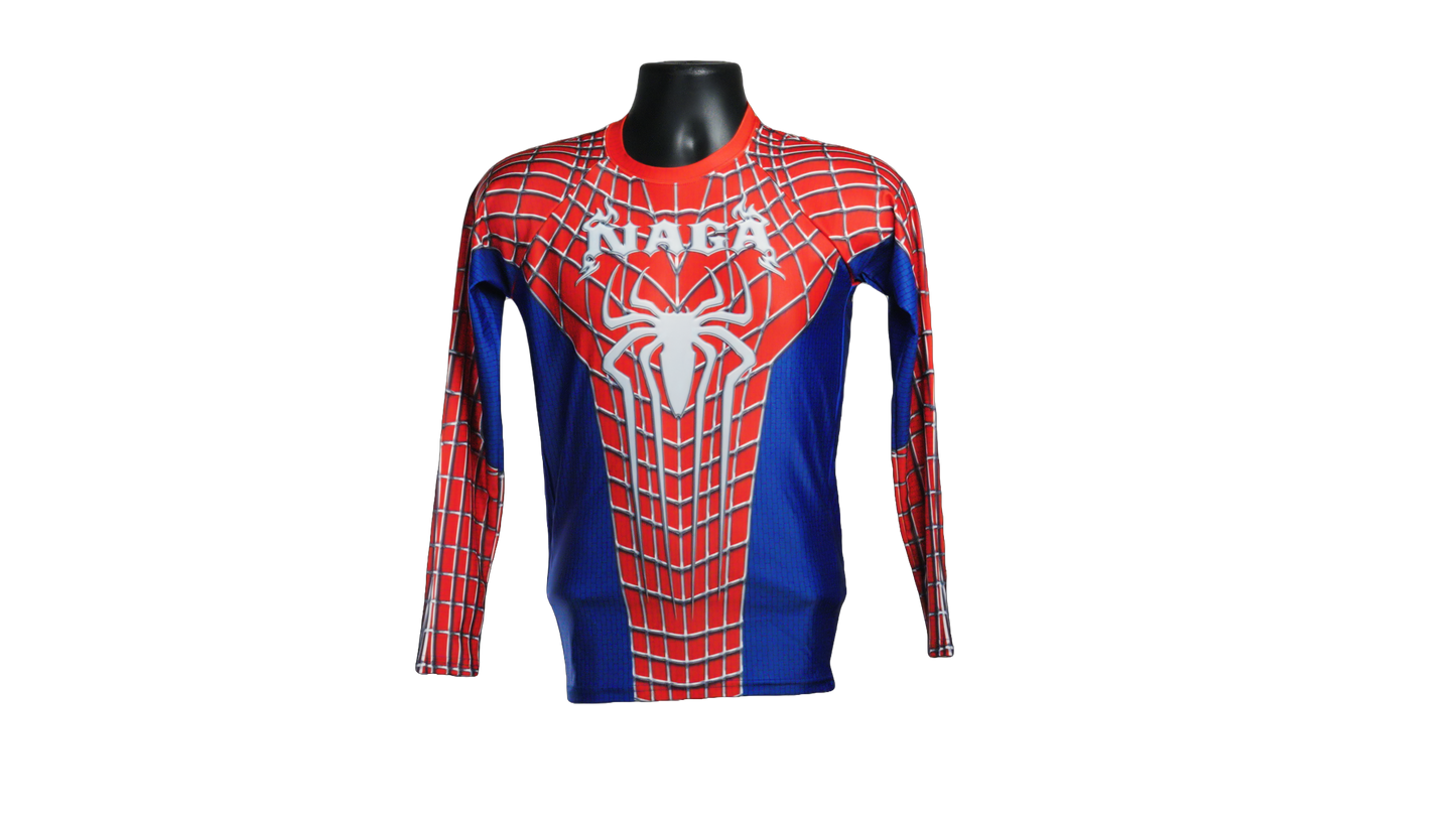 NAGA SPIDERMAN LS RASH GUARD