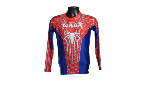 NAGA SPIDERMAN LS RASH GUARD