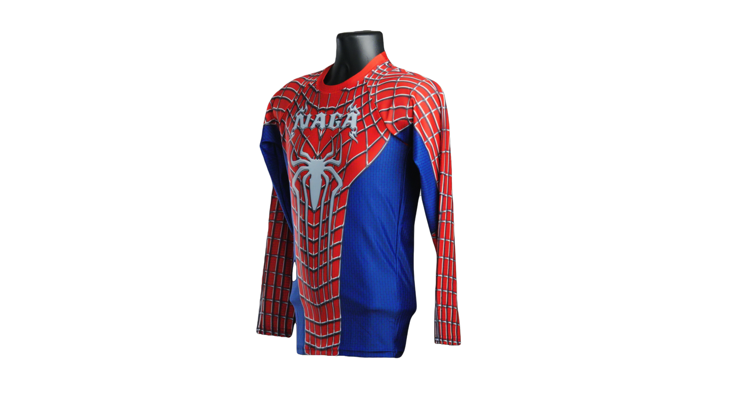 NAGA SPIDERMAN LS RASH GUARD