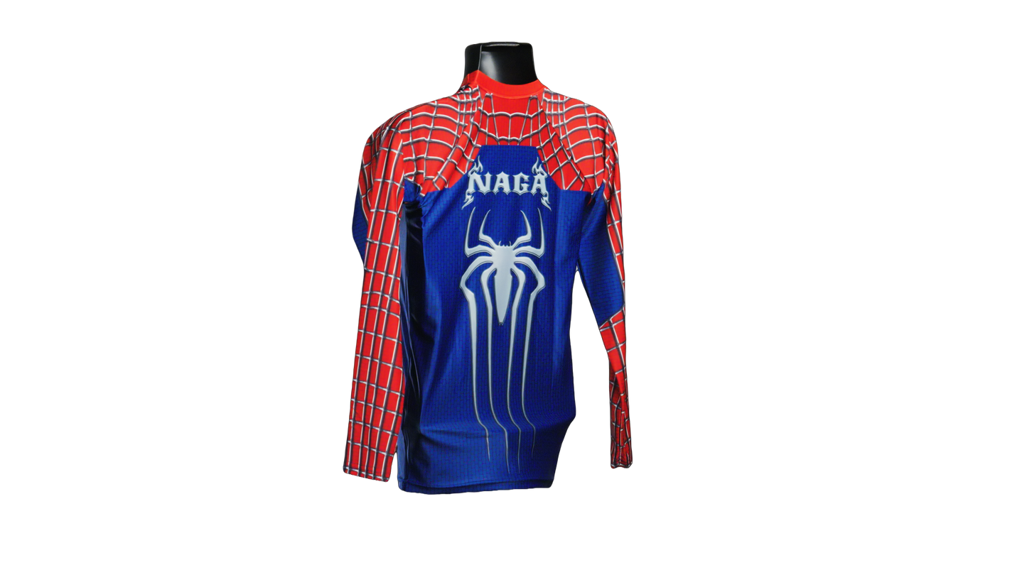 NAGA SPIDERMAN LS RASH GUARD