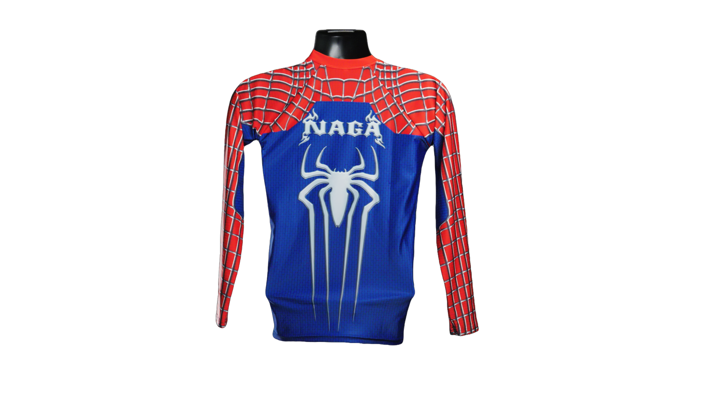 NAGA SPIDERMAN LS RASH GUARD