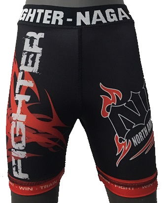 NAGA BLACK TRIBAL COMPRESSION SHORT