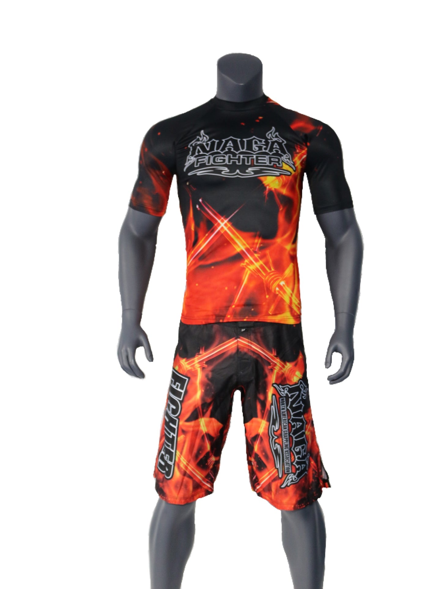 NAGA FLAME SHORT SLEEVE RASH GUARD