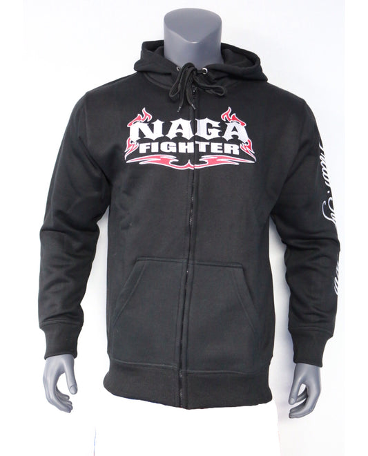 NAGA BLACK HOODIE ORIGINAL - ZIP OR PULL