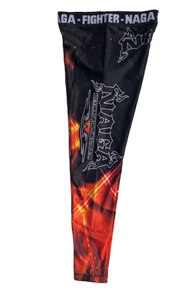 NAGA ORANGE FLAME COMPRESSION PANTS