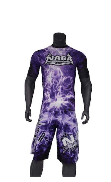 NAGA PURPLE SMOKE BOARD SHORTS