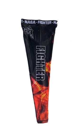 NAGA ORANGE FLAME COMPRESSION PANTS